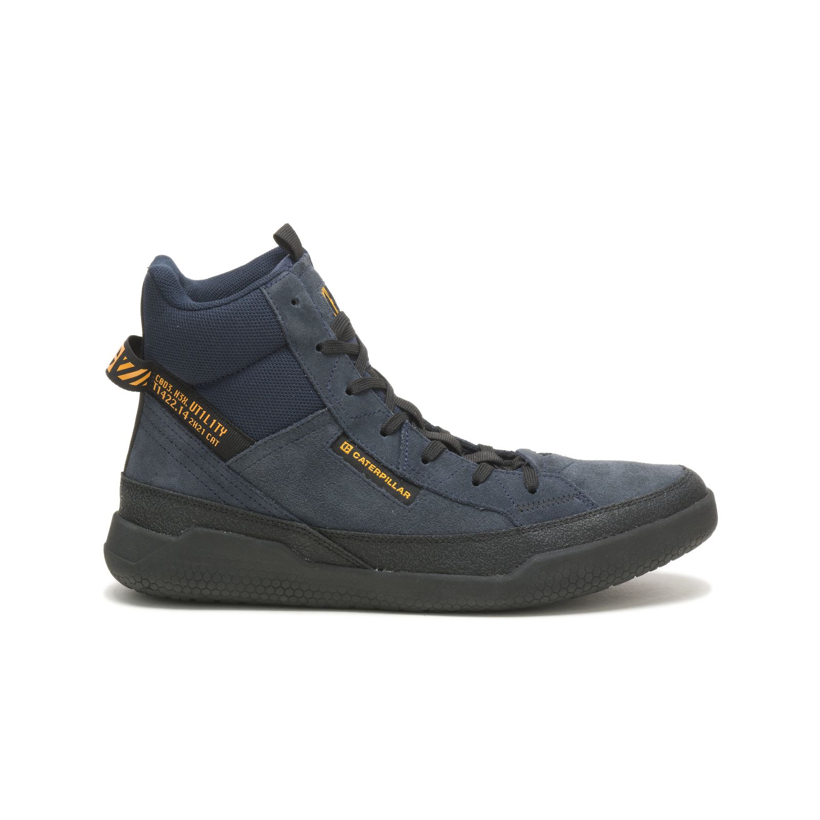 Caterpillar Shoes South Africa - Cat Men's Code Hex Hi Utility Sneakers Navy/Black FZ5981736